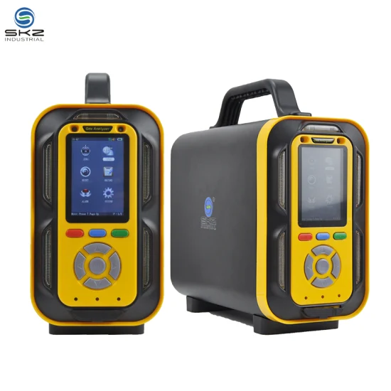 Skz1050d Marcas CE Biogás Digestor Co CO2 CH4 O2 4 em 1 Detector Medidor de Teste Multi-Gás