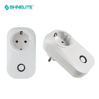 Plugue de parede AC 110-240V Tipo UE WiFi Smart Plug