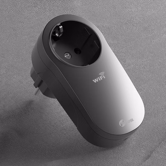 Plugue wi-fi padrão da UE controle remoto sem fio Smart Power Schuko Tomada Plugue
